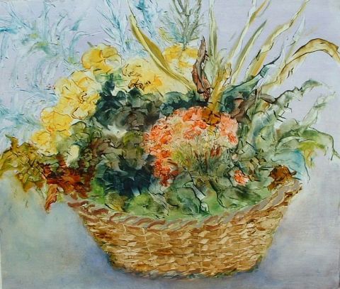 corbeille de fleurs